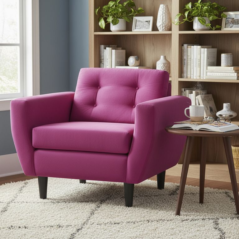 Sillón 1 cuerpo BOTE 1C 95x80x83 cm Rosado