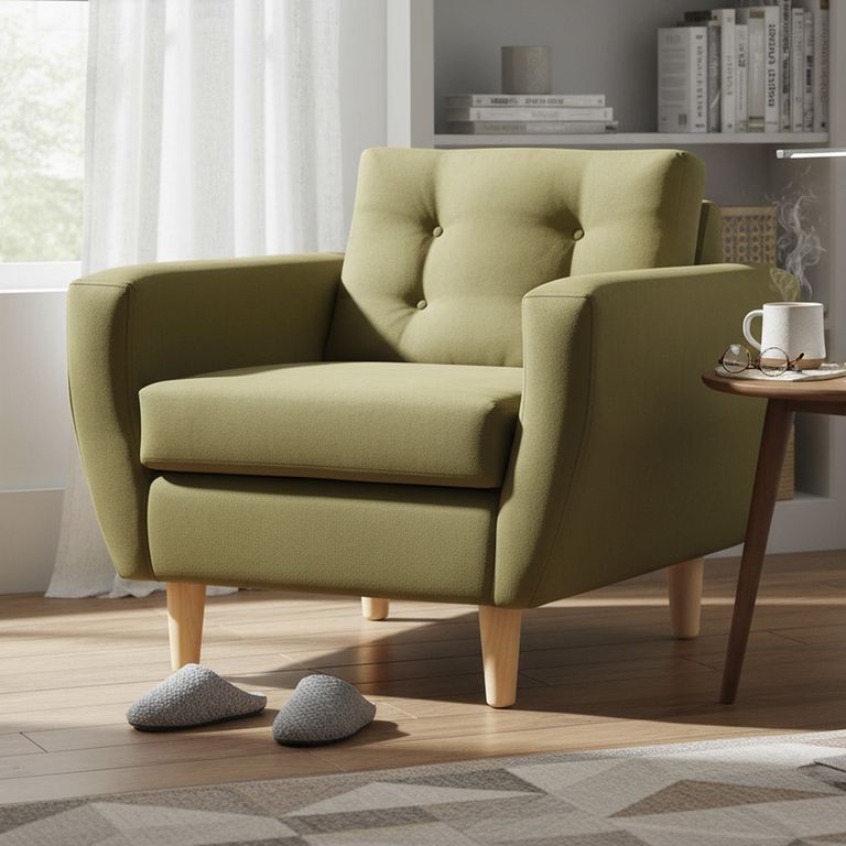 Sillón 1 cuerpo BOTE 1C 95x80x83 cm Verde