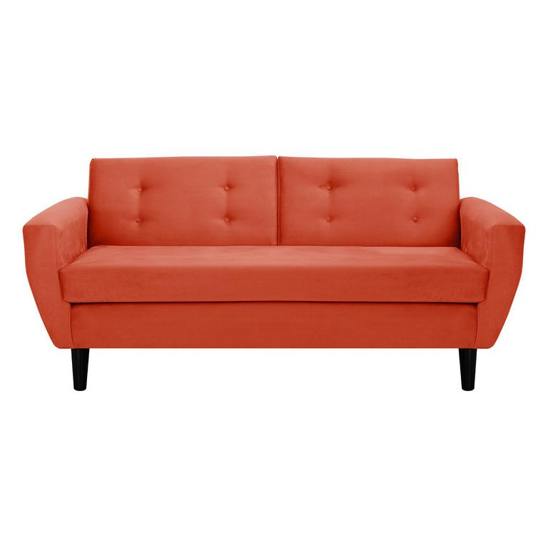 Sofá 3 cuerpos BOTE 3C 185x80x83 cm Naranjo
