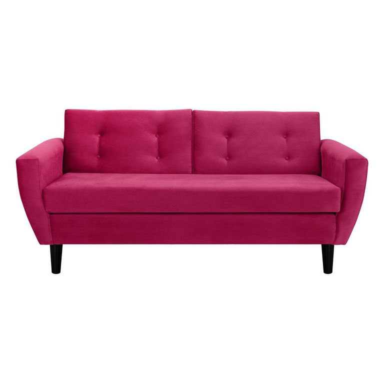 Sofá 3 cuerpos BOTE 3C 185x80x83 cm Rojo