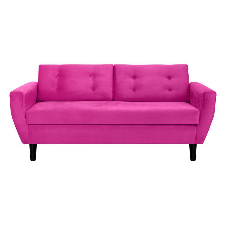 Sofá 3 cuerpos BOTE 3C 185x80x83 cm Rosado