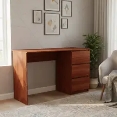 STANFORD - Escritorio 3 Cajones Cerezo 136.5x75x45 cm