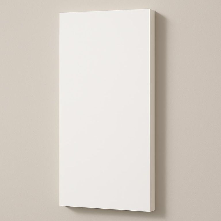 Puerta Interior MDF Con Recubrimiento Flexilam Color Blanco 80x200