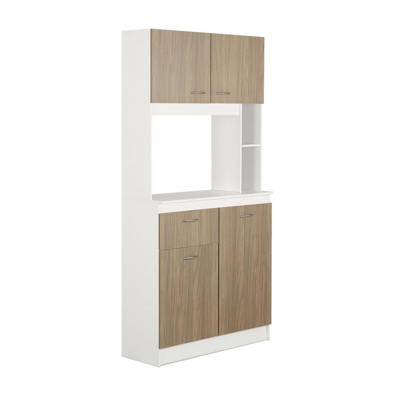 Mueble Cocina 4 Puertas Con Cajón Alacena 90 Cm