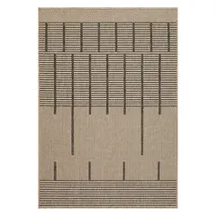 CANNON - Alfombra Bars 160x230 cm Polipropileno Café