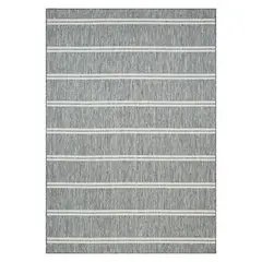 CANNON - Alfombra Grande Stripes 200x290 cm Polipropileno Gris