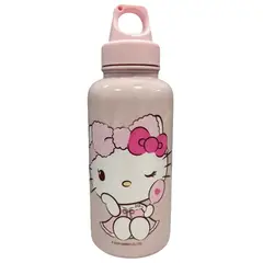 HELLO KITTY - Botella De Agua Inoxidable Con Gancho 400 Ml