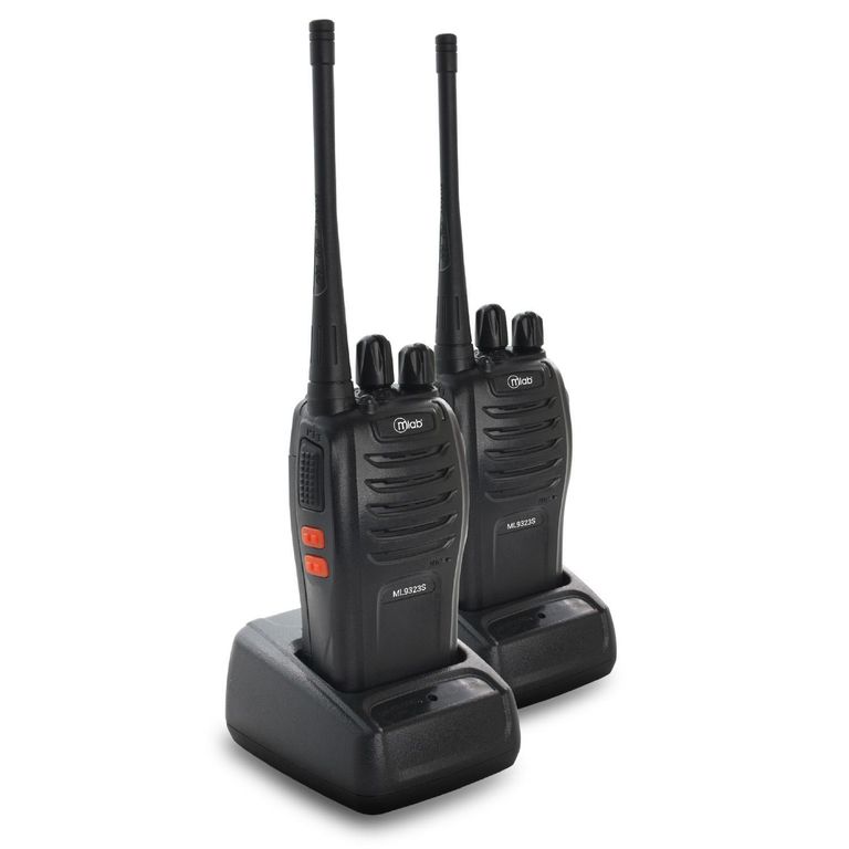 Kit 2 Intercomunicadores 16 Canales Alcance 1. 5 Km Batería 1500 Mah