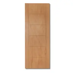 HOLZTEK - Puerta Madera nativa 90x200 CAPRI CEDRO Natural
