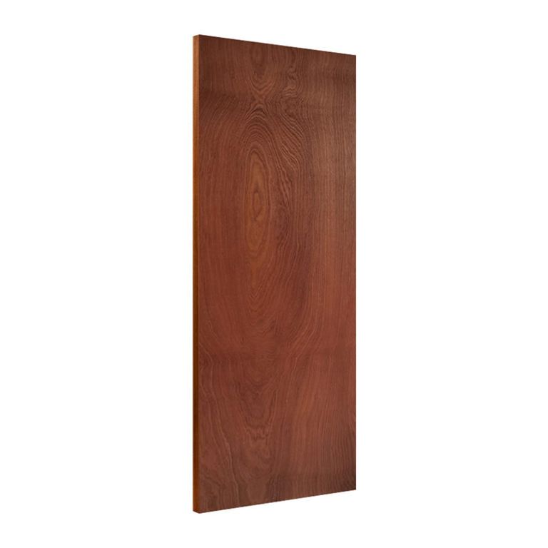Puerta Madera Terciada Carpintera Café