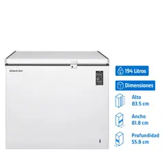 SINDELEN - Freezer Horizontal 194 Litros SFH-202BL