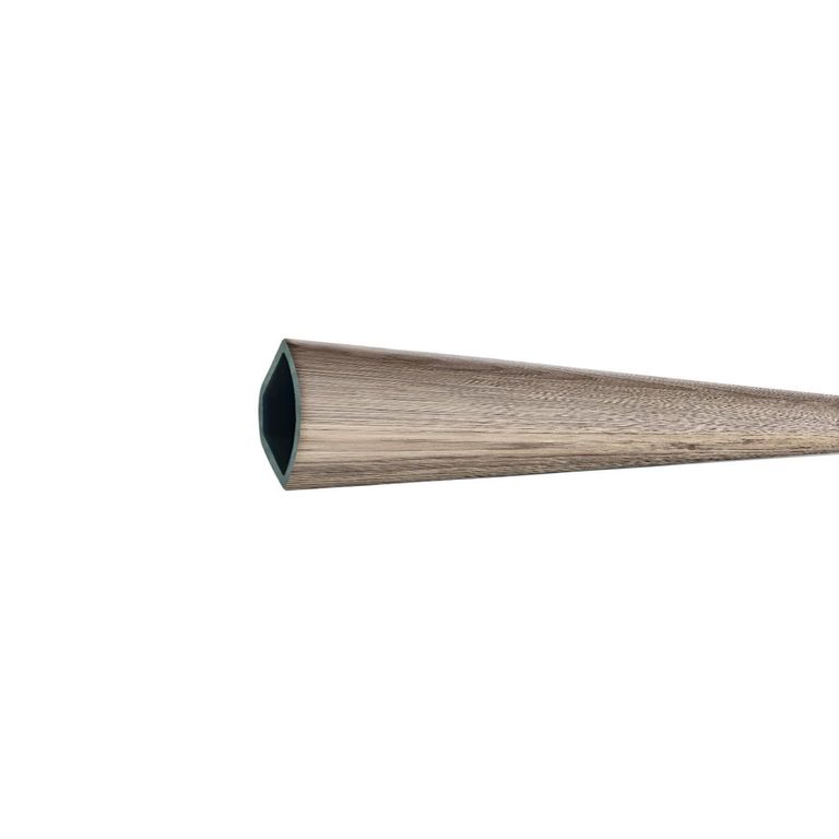 Cuarto Rodon 19mm x 19mm x 2mt Gris Grafito