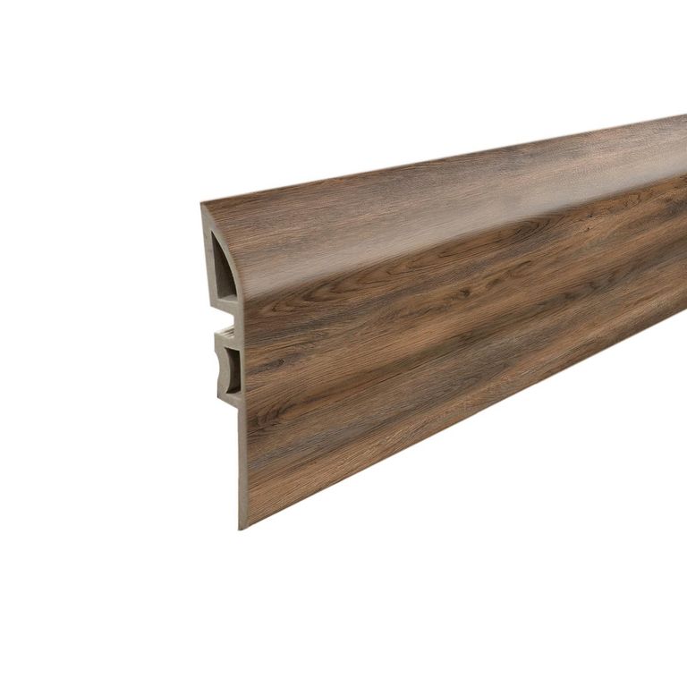 Cubrejunta Reductor PVC 2mt x 45mm Tabaco