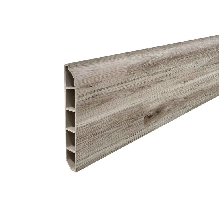 Guardapolvo PVC 2mt x 80mm Rústico Haya