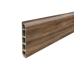HOGA - Guardapolvo PVC 2mt x 80mm Tabaco