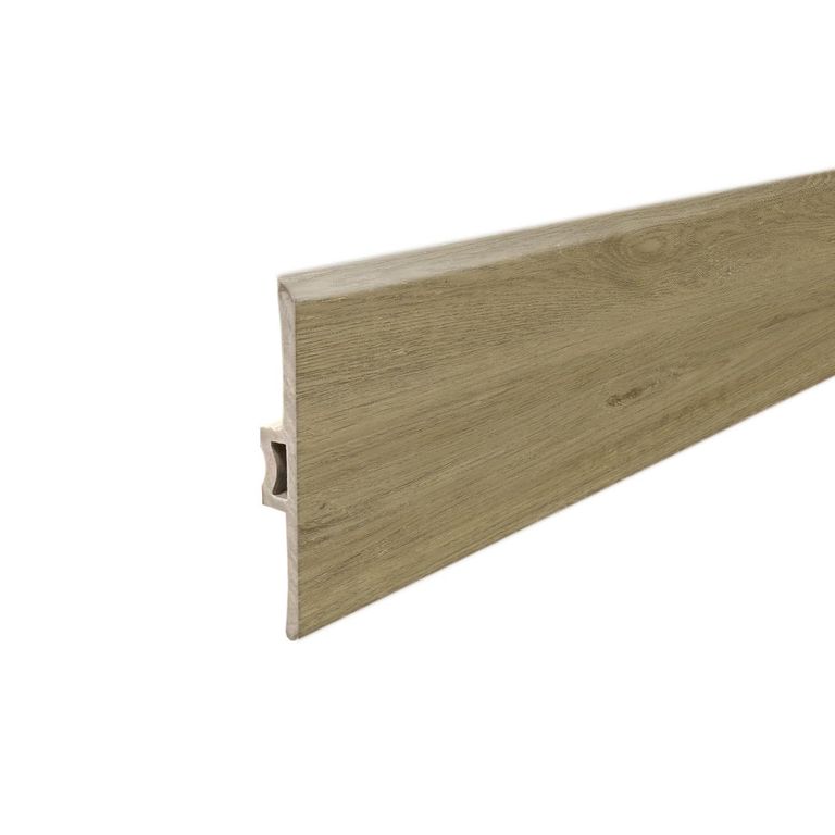 Moldura T PVC 2mt x 45mm Abedul