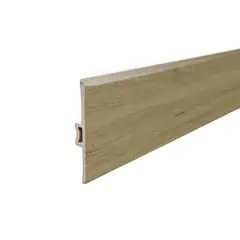 HOGA - Moldura T PVC 2mt x 45mm Abedul