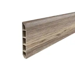 HOGA - Guardapolvo PVC 2mt x 80mm Gris Grafito