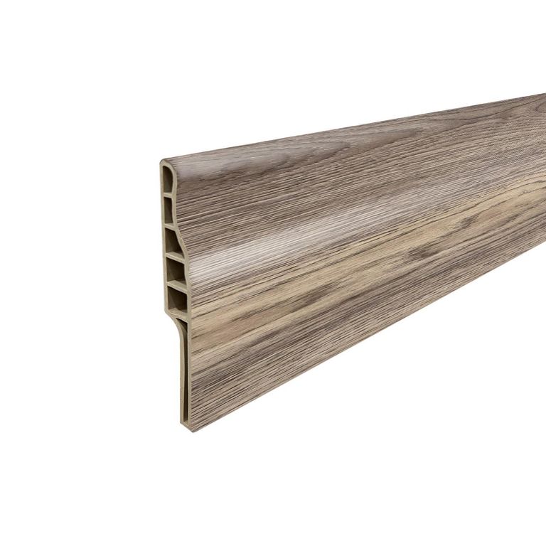 Guardapolvo PVC 2mt x 90mm Gris Grafito