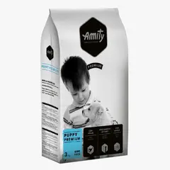 AMITY - Alimento premium para Perro Cachorro Pollo y arroz 3 kg