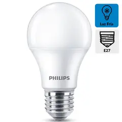 PHILIPS - Ampolleta Led Ecohome 8 W E27 700 lm Luz Fría