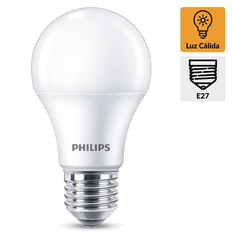 Ampolleta Led Ecohome 8 W E27 700 lm Luz Cálida