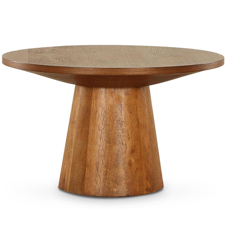 Mesa Redonda Blackburn Roble 73x73x43 cm