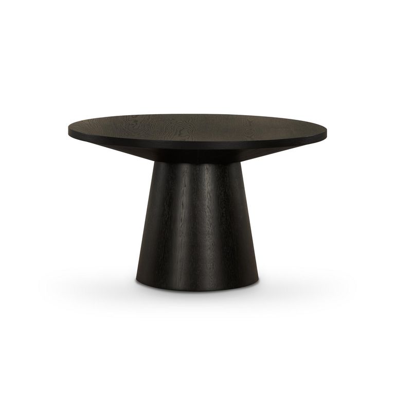 Mesa Redonda Blackburn Negro 73x73x43 cm