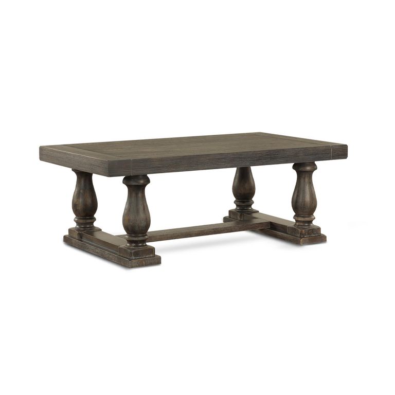 Mesa de Centro Brigthon Gris Envejecido 71x127x45 cm