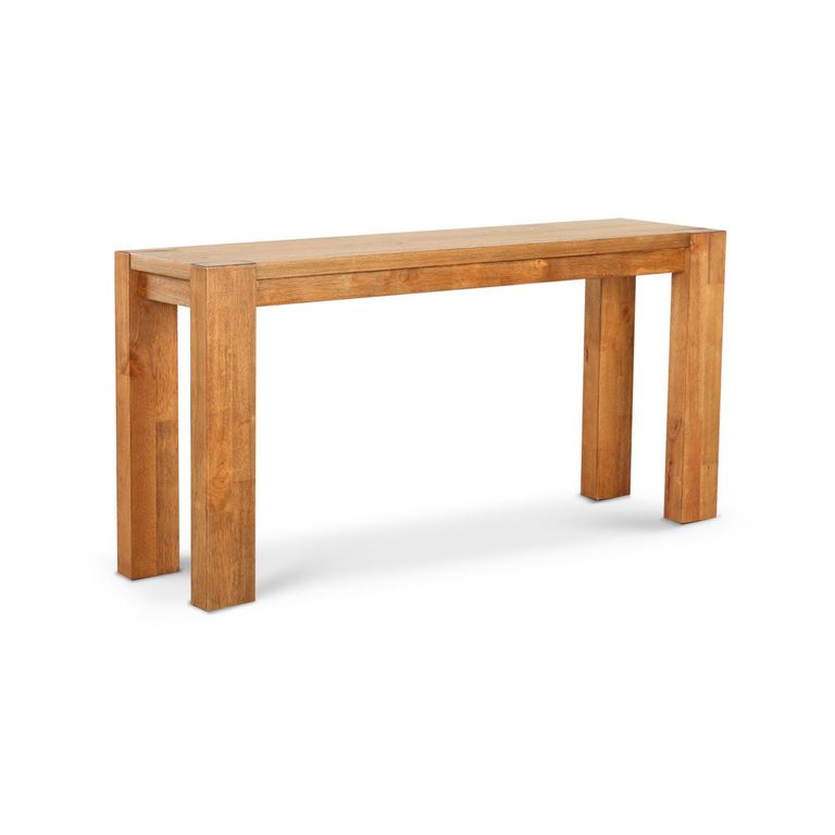 Mesa arrimo Gales Café 38x152x76 cm