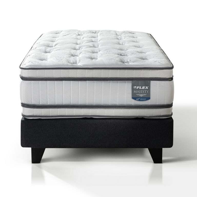 FLEX Cama 1.5 plazas Europea Majesty Blanco