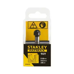 STANLEY - Fresa media caña 1/2” vástago 1/4"