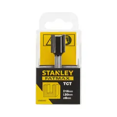 STANLEY - Fresa recta 3/8” vástago 1/4"
