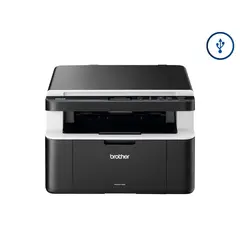 BROTHER - Impresora Multifuncional Láser monocromática DCP1602 Negro