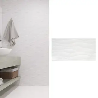 ANGELGRES - Cerámica 31x60 cm New Pacific Blanco 2.03 m2