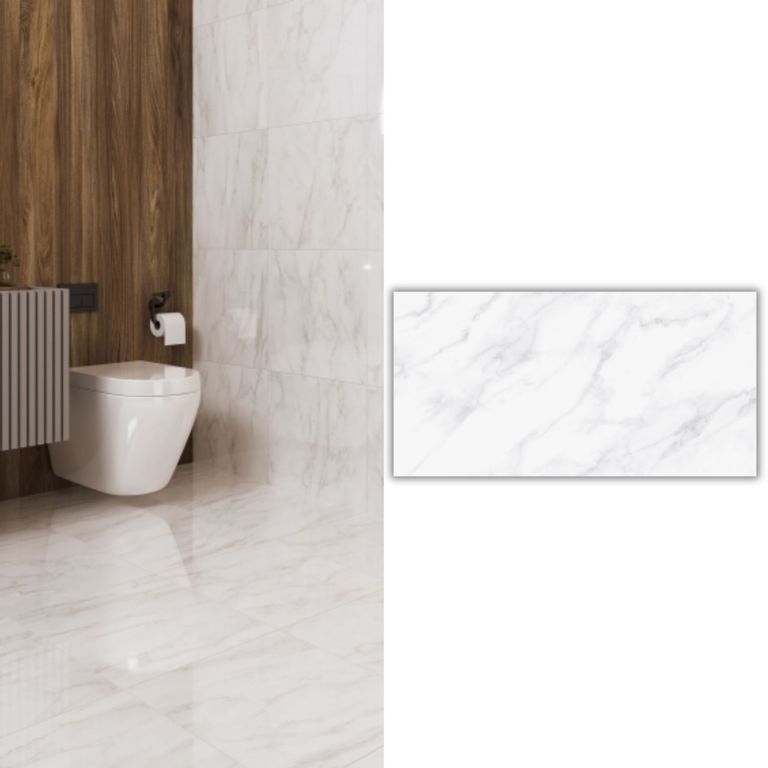 Cerámica 31x60 cm Angelus Gris/Plata 2.03 m2