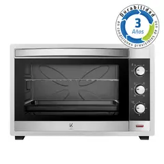 KITCHEN IT - Horno Eléctrico 60 Litros Silver Series