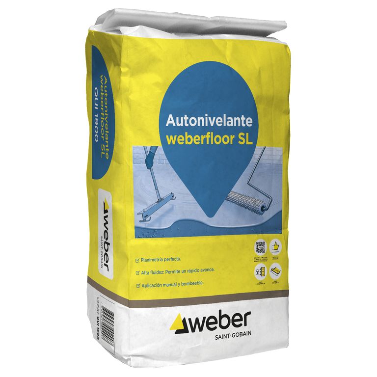 Autonivelante Superficie Rígido 25 kg