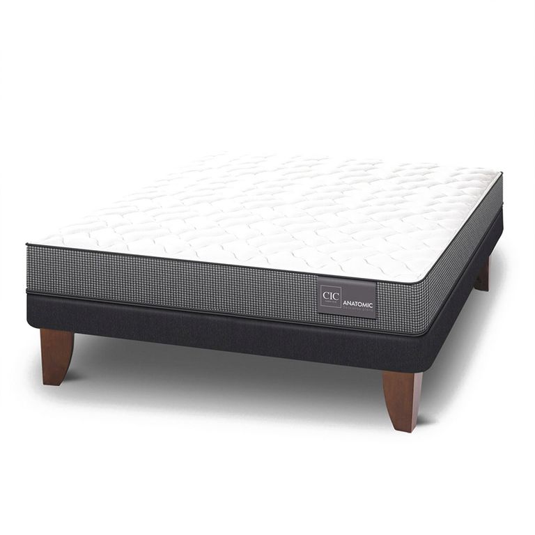 CIC Cama Full Europea Anatomic Negro