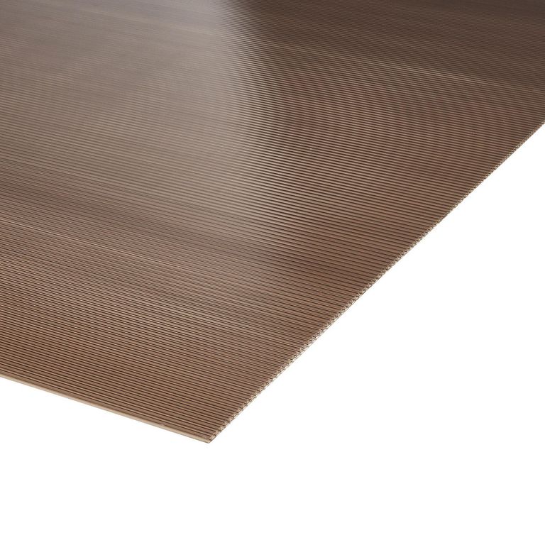 Plancha Policarbonato Alveolar 6 mm 105x290 cm Bronce