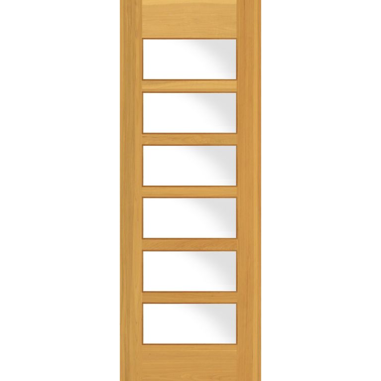 Puerta Madera de lenga 80x200 cm Modelo 16 Natural