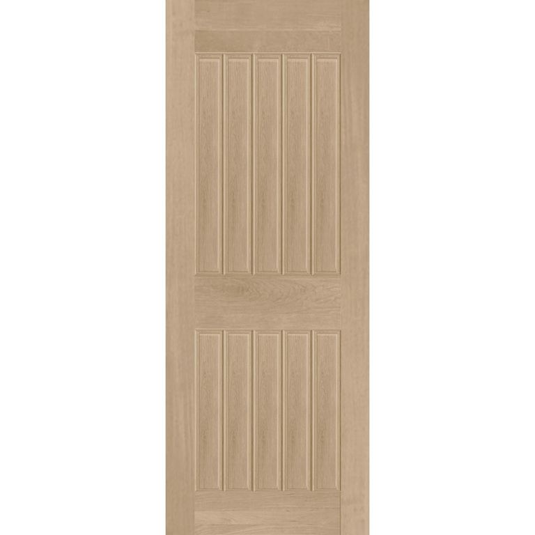 Puerta Madera de lenga 100x210 cm Modelo 605 Natural