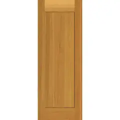 HOLZTEK - Puerta Madera de lenga 75x200 cm Modelo 240 Natural