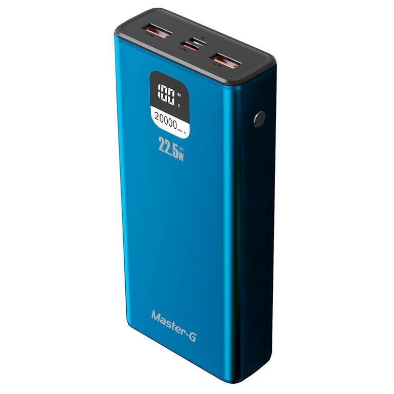 Powerbank Carga Rápida 20000 Mah Pantalla Digital Ucp20Lpd