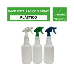 ALL CLEAN - Pack de 3 botellas con spray