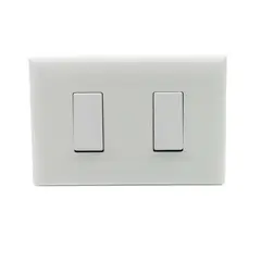 SINTHESI - Interruptor 9/12 1M doble armado S17 blanco