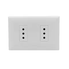 SINTHESI - Enchufe duplex 10A armado S17 blanco