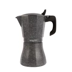OROLEY - Cafetera Italiana Aluminio 530 ml Gris