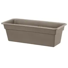 CASA BONITA - Jardinera de Plástico 19x15 cm taupe