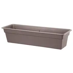 CASA BONITA - Jardinera de Plástico 19x15 cm taupe